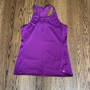 Athletic Purple Tank Top